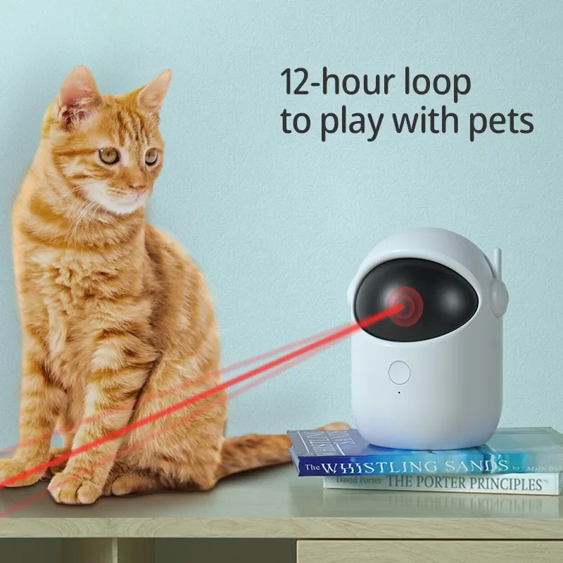 LMZOE Automatic Cat Toy Interactive Smart Teasing Pet Laser Indoor Toys For Cats Adjustable Angle Handheld USB Charging
LMZOE Automatic Cat Toy Interactive Smart Teasing Pet Laser Indoor Toys For Cats Adjustable Angle Handheld USB Charging