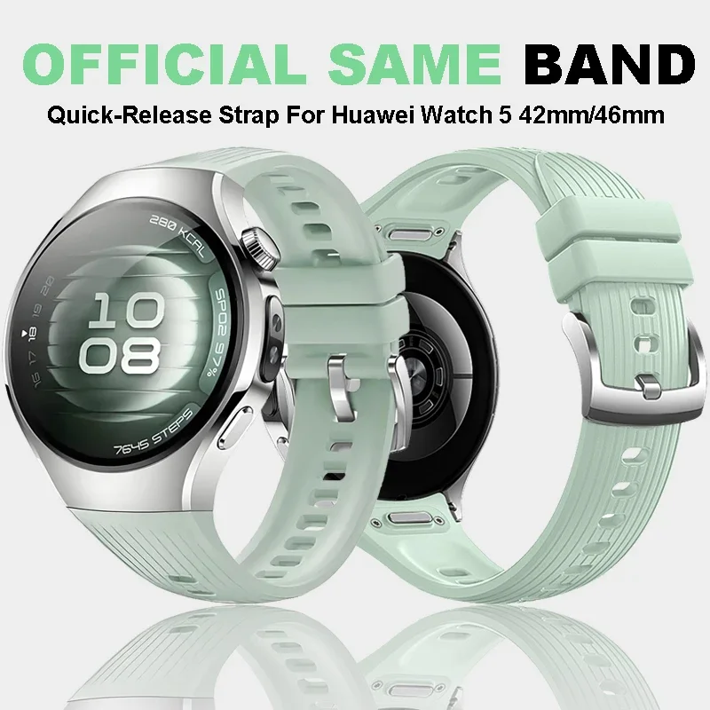 Силиконовый ремешок для Huawei Smart Watch 5, 46 мм, официальный оригинальный сменный ремешок для Huawei Watch 5, 42 мм, мужской и женский ремешок, аксессуары
Силиконовый ремешок для Huawei Smart Watch 5, 46 мм, официальный оригинальный сменный ремешок для Huawei Watch 5, 42 мм, мужской и женский ремешок, аксессуары