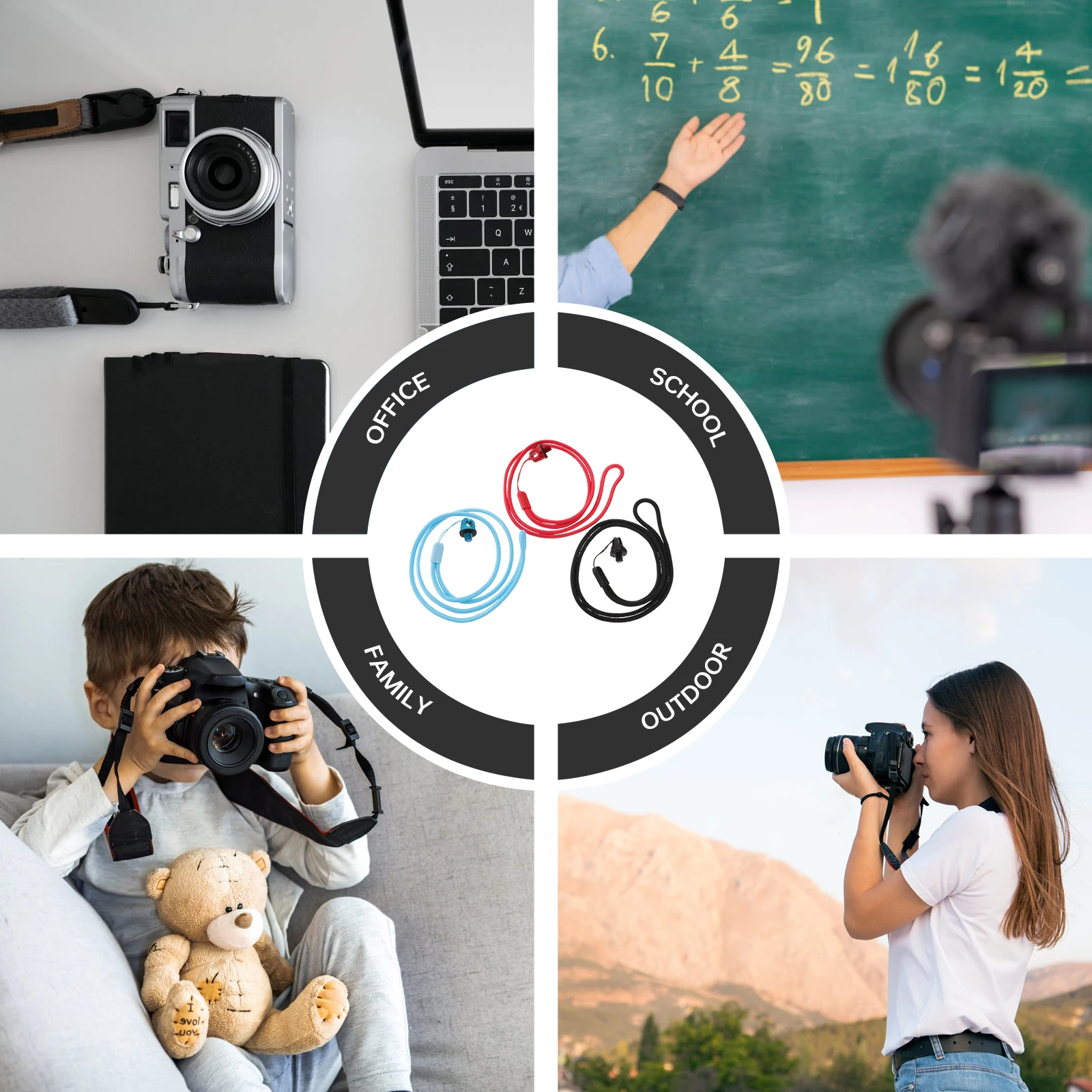 3 Pcs Selfie Pole Lanyard Camera Hanging Strap Stick by Hand Wrist Sports Bracelet
3 Pcs Selfie Pole Lanyard Camera Hanging Strap Stick by Hand Wrist Sports Bracelet