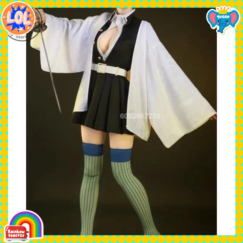 Popular Anime Kanroji Mitsuri Cosplay Costumes for Women Kisatsutai Love Sexy Skirt Uniform Outfit Wig Halloween Party Comic Con
Popular Anime Kanroji Mitsuri Cosplay Costumes for Women Kisatsutai Love Sexy Skirt Uniform Outfit Wig Halloween Party Comic Con