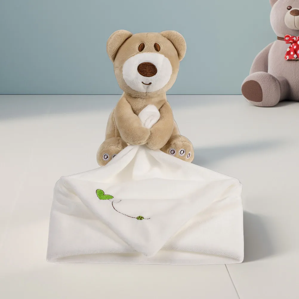2Pcs Baby Soothing Stuffed Animal Bear Security Blanket Soft Cotton Newborn Gift for Boys Girls Nap Sleep Comforter
2Pcs Baby Soothing Stuffed Animal Bear Security Blanket Soft Cotton Newborn Gift for Boys Girls Nap Sleep Comforter