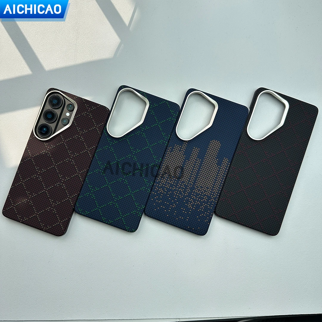 ACC-Carbon Real Carbon Fiber Phone Case for Samsung Galaxy S26 Ultra with Aramid Fiber Anti-Fall Business Design
ACC-Carbon Real Carbon Fiber Phone Case for Samsung Galaxy S26 Ultra with Aramid Fiber Anti-Fall Business Design