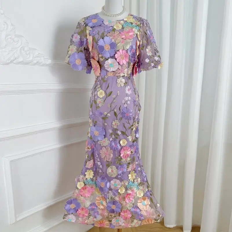 New Spring 2025 Women's Embroidered Heavy Embroidery Organza Slimming High Ne Svel Dr Ele Lady Sle Summer Dr
New Spring 2025 Women's Embroidered Heavy Embroidery Organza Slimming High Ne Svel Dr Ele Lady Sle Summer Dr