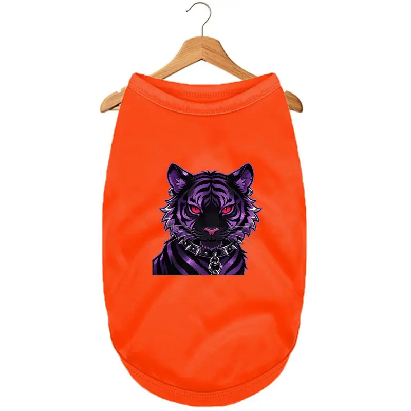 Summer Dog Vest Punk Cat Tiger Pattern Cool Breathable Pet Apparel
Summer Dog Vest Punk Cat Tiger Pattern Cool Breathable Pet Apparel