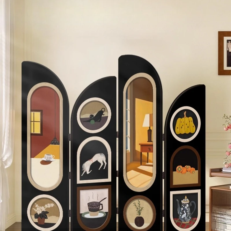 Living room entrance door porch blocking small screen partition retro corner bedroom home removable folding
Living room entrance door porch blocking small screen partition retro corner bedroom home removable folding