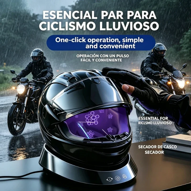 Premium Portable Helmet Dryer & Sterilizer Professional Odor Eliminator for Motorcycle Bike Ski Hockey Baseball Cycling Helmets
Premium Portable Helmet Dryer & Sterilizer Professional Odor Eliminator for Motorcycle Bike Ski Hockey Baseball Cycling Helmets