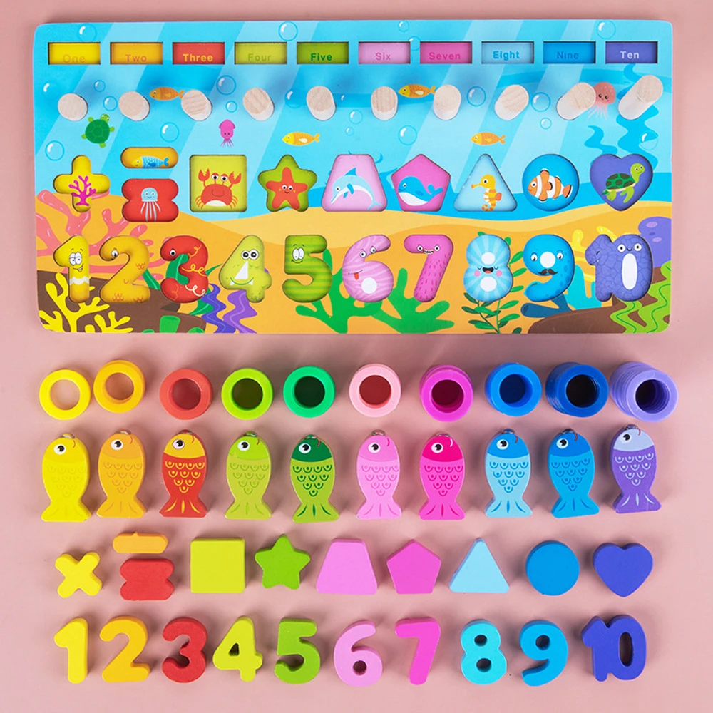 75PCS Children's Fishing Number & Alphabet Learning Board Number Block Montessori Educational Learning Games Kids Math Toys
75PCS Children's Fishing Number & Alphabet Learning Board Number Block Montessori Educational Learning Games Kids Math Toys