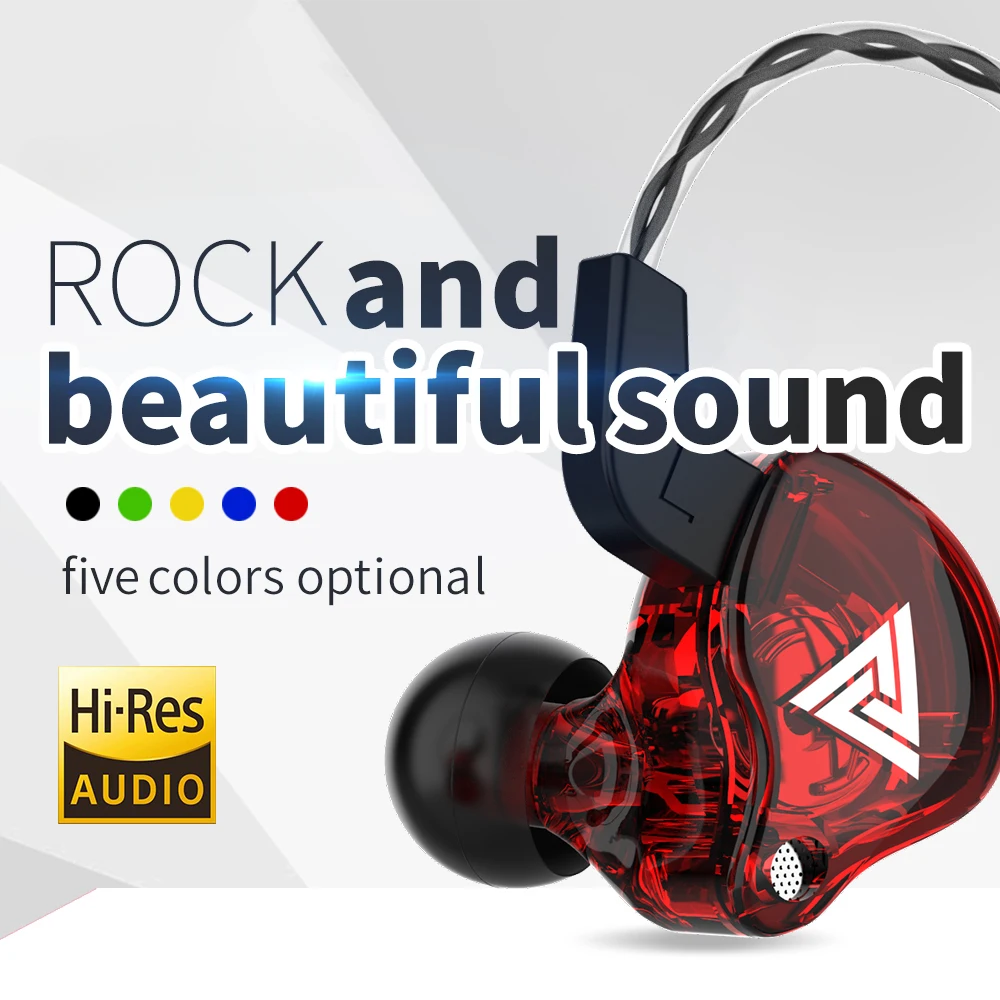 Original Copper Driver HiFi Wired Earphone Race Sport Headphone Bass Stereo Headset Music Earbuds 3.5MM In Ear With Mic
Original Copper Driver HiFi Wired Earphone Race Sport Headphone Bass Stereo Headset Music Earbuds 3.5MM In Ear With Mic