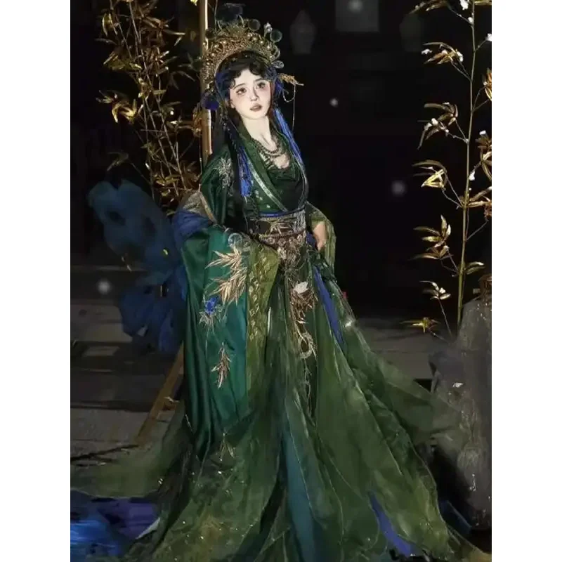 New Snake Warring States Robe Green Retroheavy Industry Embroidery God Tradition Guofeng Hanfu Cos Cosplay Accessories Halloween
New Snake Warring States Robe Green Retroheavy Industry Embroidery God Tradition Guofeng Hanfu Cos Cosplay Accessories Halloween