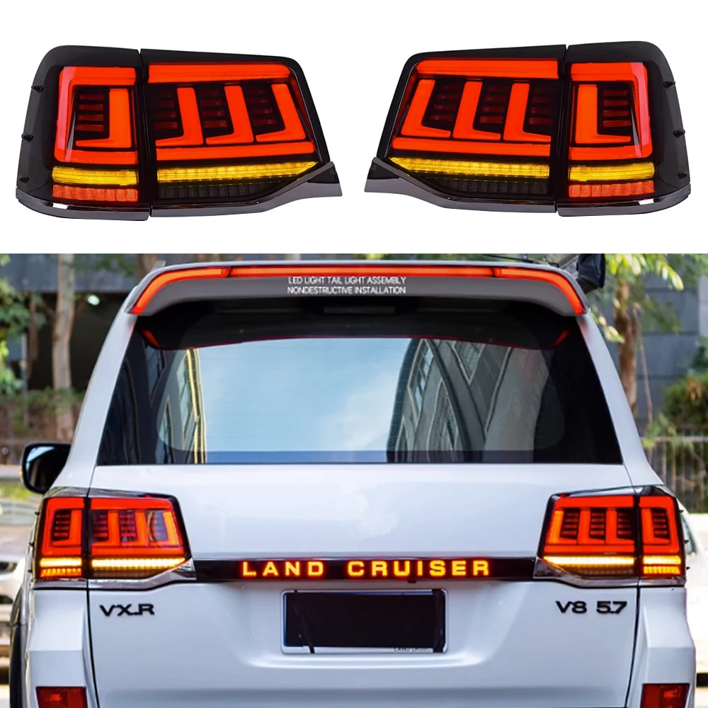 Автомобильный светодиодный задний фонарь для Land Cruiser FJ200 GRJ200 LC200 2016-2022 Задний фонарь дальнего света + стоп-сигнал + фонарь заднего хода + указатель поворота
Автомобильный светодиодный задний фонарь для Land Cruiser FJ200 GRJ200 LC200 2016-2022 Задний фонарь дальнего света + стоп-сигнал + фонарь заднего хода + указатель поворота