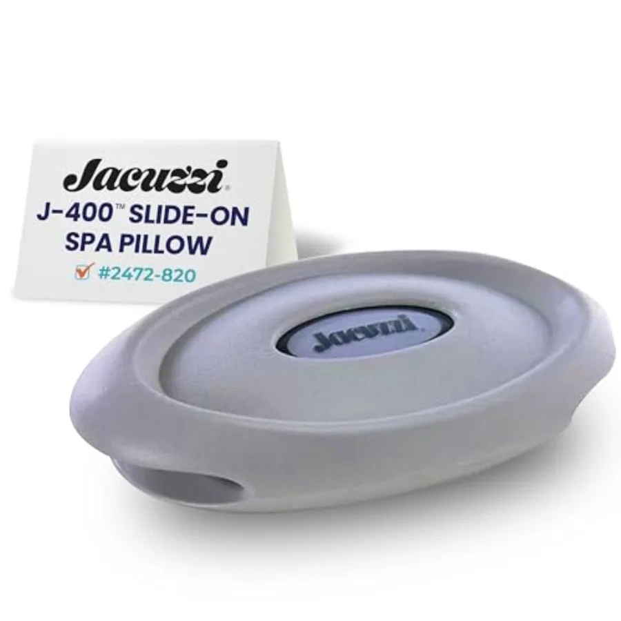J-400 Series Spa Pillow - Slide-On Hot Tub Headrest with Light Window for 2009 2019, Part #2472‑820, Replacement Spa Pillow, He
J-400 Series Spa Pillow - Slide-On Hot Tub Headrest with Light Window for 2009 2019, Part #2472‑820, Replacement Spa Pillow, He