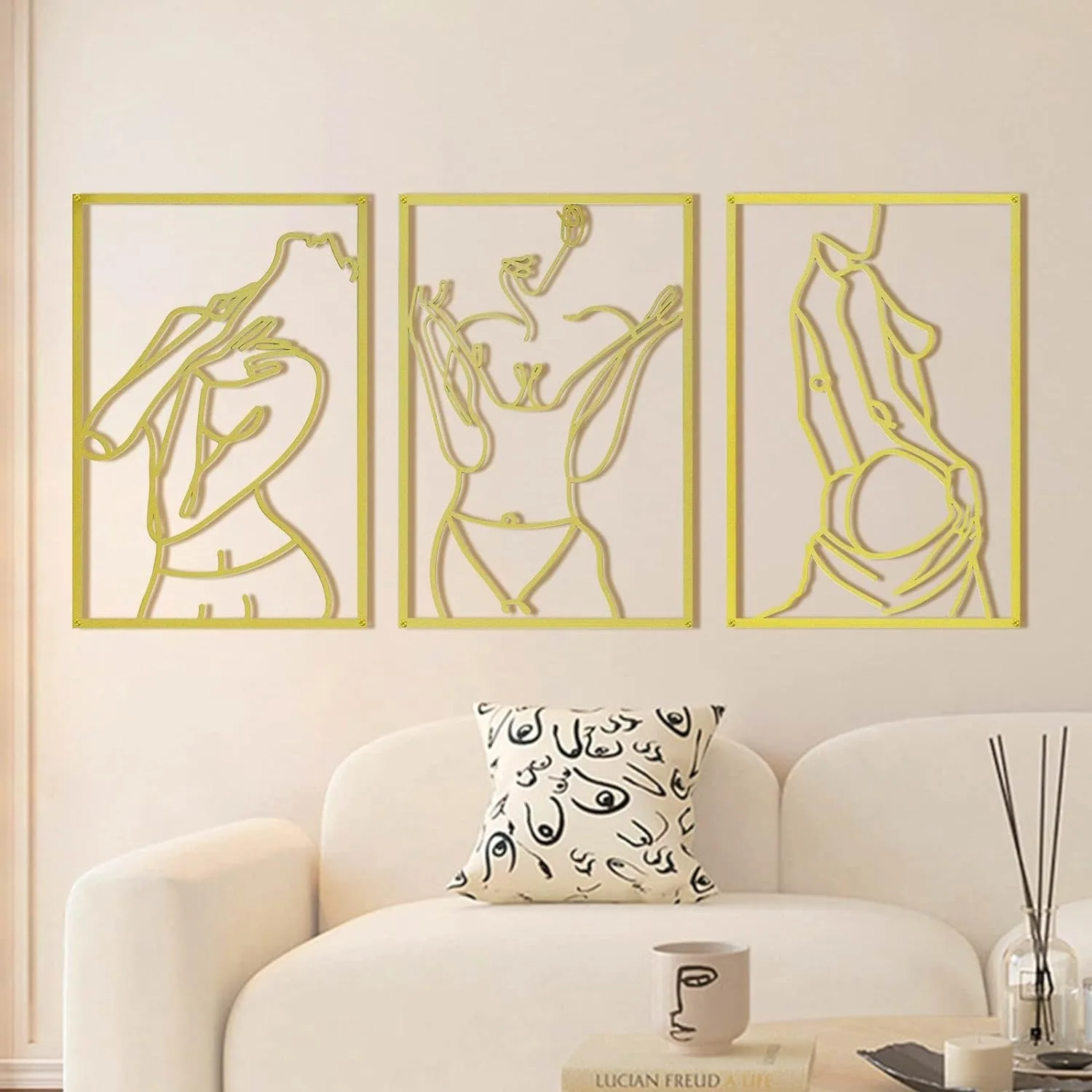Metal iron Art Gold Wall Decor, Bedroom Decor, Modern Minimalist Abstract Female Body Single Line, Kitchen Bathroom Living Room
Metal iron Art Gold Wall Decor, Bedroom Decor, Modern Minimalist Abstract Female Body Single Line, Kitchen Bathroom Living Room