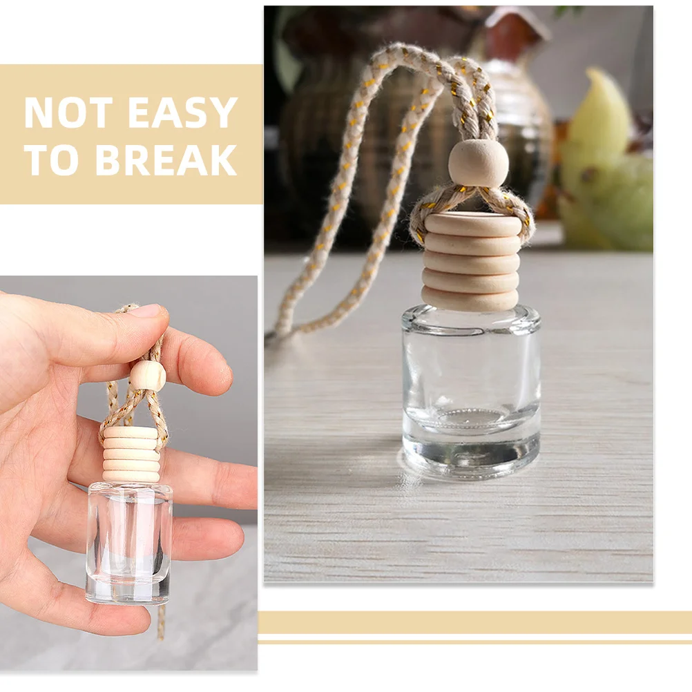 8Pcs Perfume Bottle Pendant Refillable Car Diffuser Decoration Hanging Glass Bottle for Car Interior Fresh Aroma
8Pcs Perfume Bottle Pendant Refillable Car Diffuser Decoration Hanging Glass Bottle for Car Interior Fresh Aroma