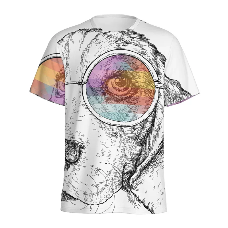 Dog Pug Pattern T Shirt Men Golden Retriever 3D Printed T-shirt Tops Children Loose Short Sleeves Summer Street Tee Shirts
Dog Pug Pattern T Shirt Men Golden Retriever 3D Printed T-shirt Tops Children Loose Short Sleeves Summer Street Tee Shirts
