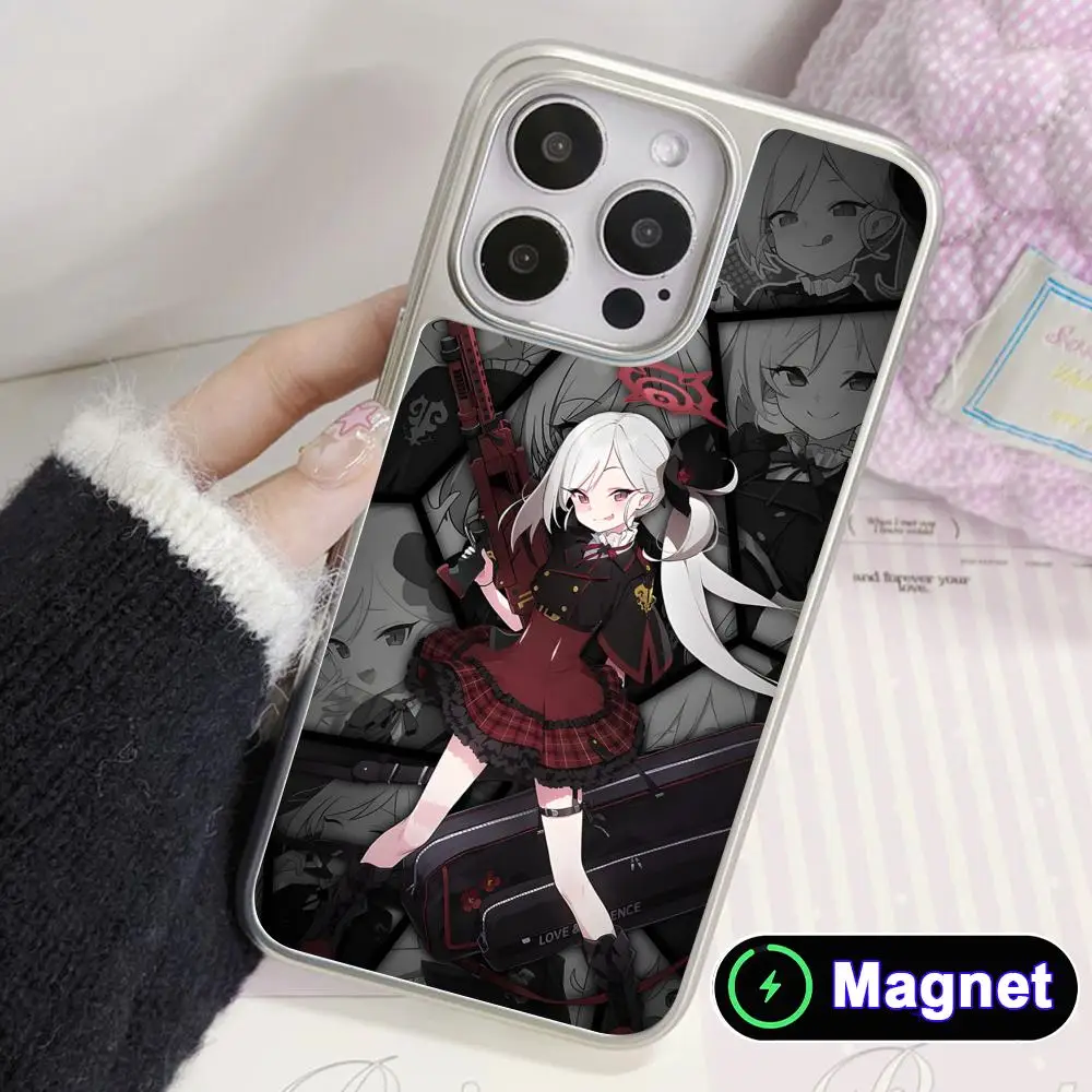 Blue Archive Mutsuki Phone Case for iPhone 17 16 15 14 13 12 11 Air Pro Max Plus Electroplated Silver Magnet Cover
Blue Archive Mutsuki Phone Case for iPhone 17 16 15 14 13 12 11 Air Pro Max Plus Electroplated Silver Magnet Cover