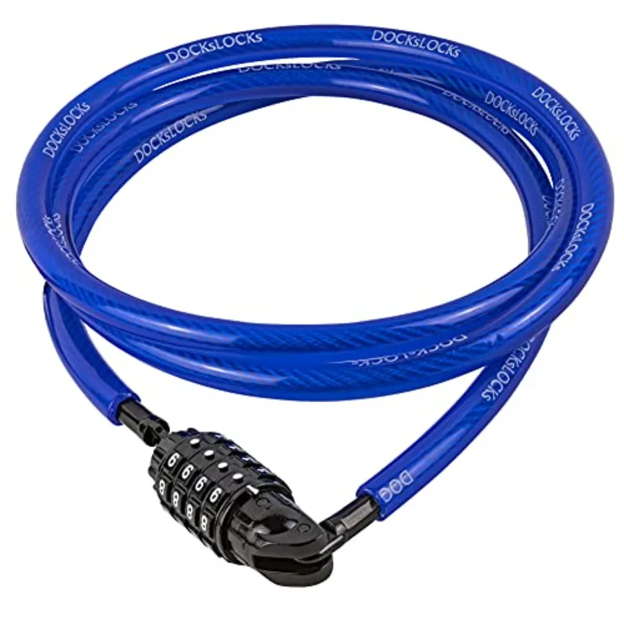 Weatherproof Straight Security Cable Lock to 25Feet Lengths with Resettable Combination, Anti-Theft Protection for Kayak, Bike,
Weatherproof Straight Security Cable Lock to 25Feet Lengths with Resettable Combination, Anti-Theft Protection for Kayak, Bike,