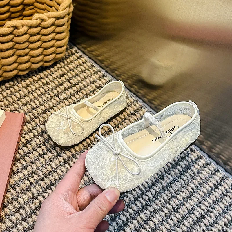 Girls Princess Shoes Simple Bows Soild Color Slip-on Children Flat Shoes Mesh Breathable 2025 Summer New Kids Sandals Lace Cute
Girls Princess Shoes Simple Bows Soild Color Slip-on Children Flat Shoes Mesh Breathable 2025 Summer New Kids Sandals Lace Cute