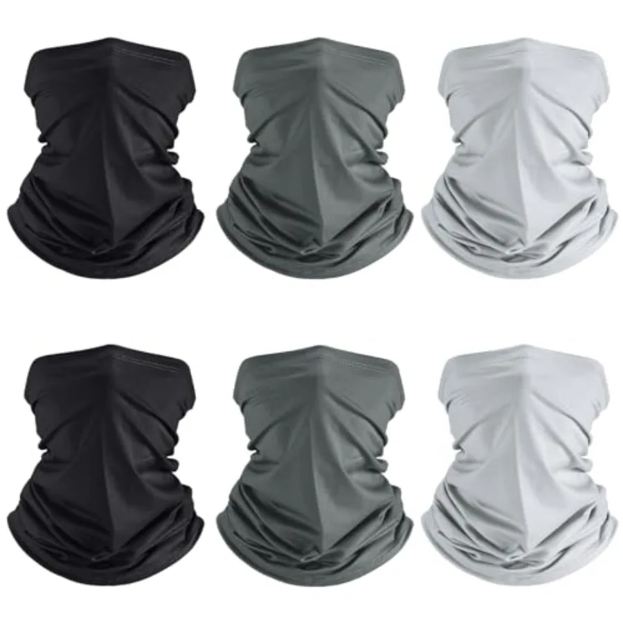 Geyoga 6 Pieces Summer UV Protection Cooling Neck Gaiter Face Clothing Neck Gaiter Mask Scarf Sunscreen Breathable Bandana
Geyoga 6 Pieces Summer UV Protection Cooling Neck Gaiter Face Clothing Neck Gaiter Mask Scarf Sunscreen Breathable Bandana