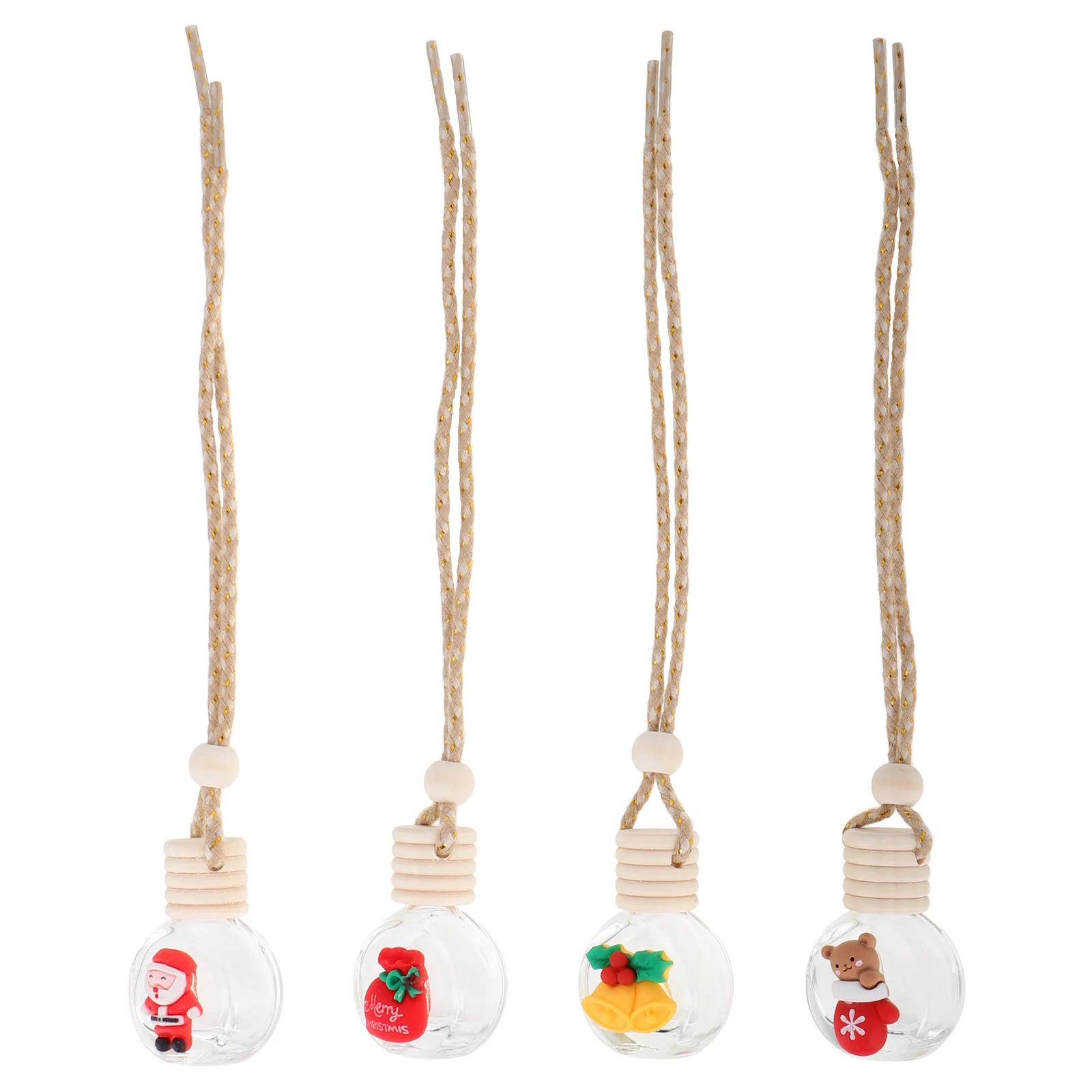 4Pcs Car Aromatherapy Bottle Vent Diffusers Essential Oils Air Freshener Pendant Hanging Ornament Refillable Scented Bottle
4Pcs Car Aromatherapy Bottle Vent Diffusers Essential Oils Air Freshener Pendant Hanging Ornament Refillable Scented Bottle