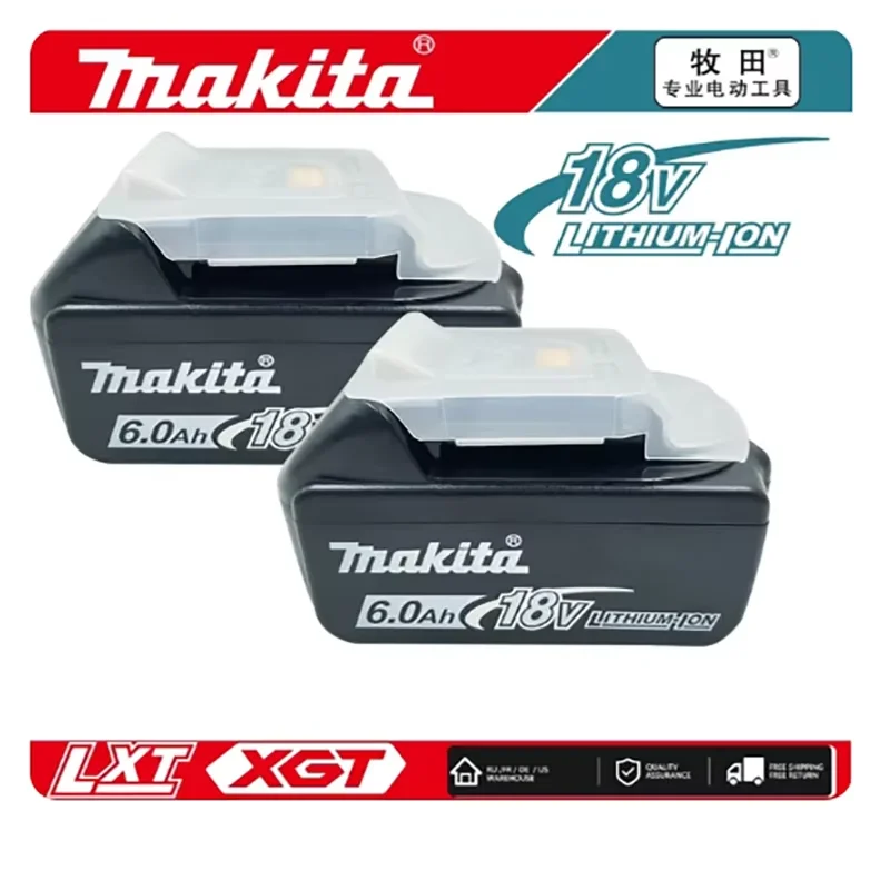 Genuine Makita 6Ah for Makita 18V Battery BL1830B BL1850B BL1850 BL1840 BL1860 BL1815 Replacement Lithium Battery
Genuine Makita 6Ah for Makita 18V Battery BL1830B BL1850B BL1850 BL1840 BL1860 BL1815 Replacement Lithium Battery