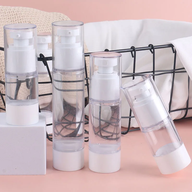10pcs 15/30/50/100ml Vacuum Spray Bottle Empty Lotion Pump Bottles Portable Cosmetic Containers Clear Travel Dispenser Bottle
10pcs 15/30/50/100ml Vacuum Spray Bottle Empty Lotion Pump Bottles Portable Cosmetic Containers Clear Travel Dispenser Bottle