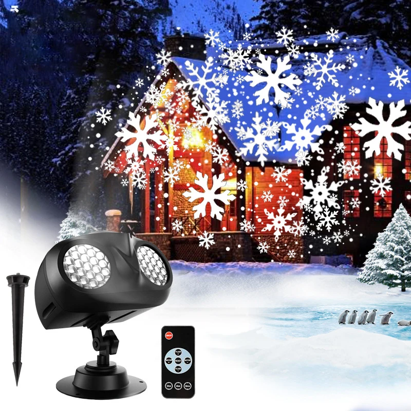 2025 Snowflake Christmas Projector Outdoor Lighting Remote Control Timer Function Waterproof Laser Light Projector Party Holiday
2025 Snowflake Christmas Projector Outdoor Lighting Remote Control Timer Function Waterproof Laser Light Projector Party Holiday