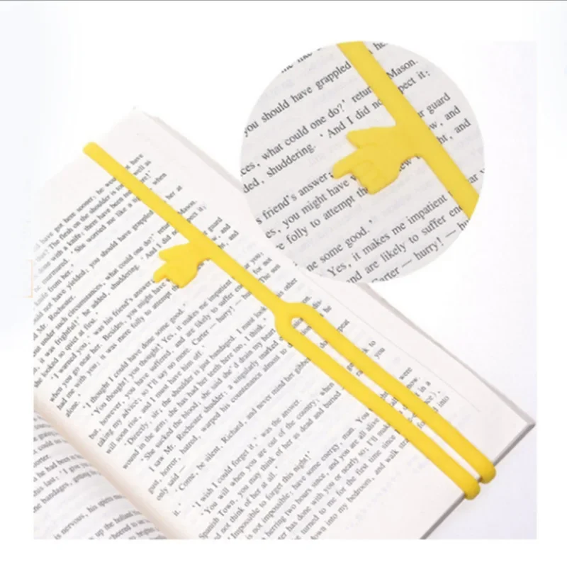 5Pcs Silicone Flexible bookmark Learning Stationery Unique Creative Finger Pointing Bookmark Elasticity Book Mark
5Pcs Silicone Flexible bookmark Learning Stationery Unique Creative Finger Pointing Bookmark Elasticity Book Mark
