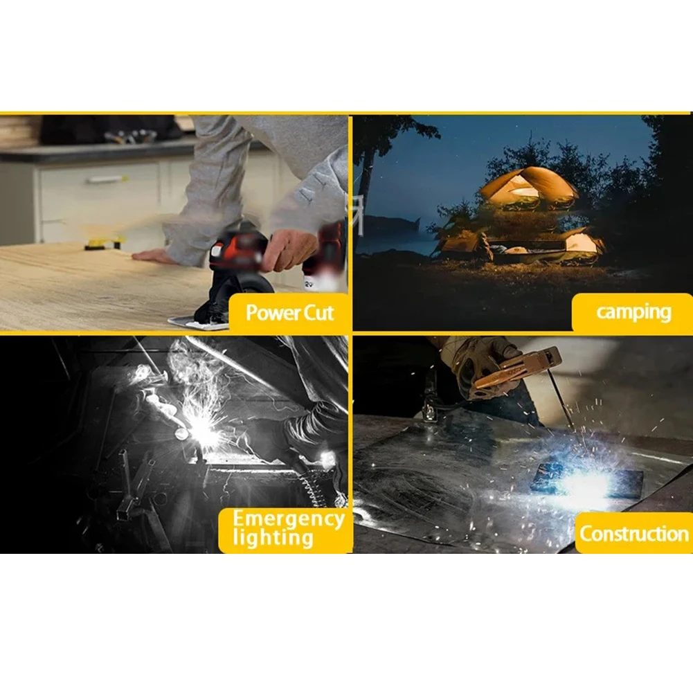 Portable Work Light Battery Spotlight Indoor Lighting Suitable For Outdoor Use 18V Lithium-ion Battery Compatible
Portable Work Light Battery Spotlight Indoor Lighting Suitable For Outdoor Use 18V Lithium-ion Battery Compatible