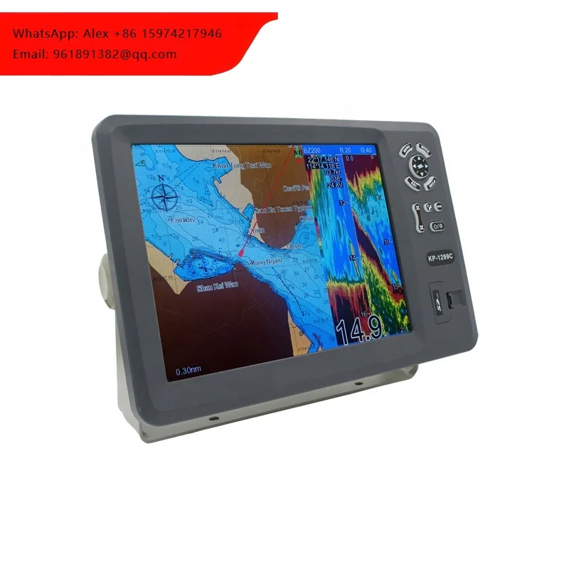 Морской GPS-картплоттер KP-1299C 12 дюймов со встроенным эхолотом
Морской GPS-картплоттер KP-1299C 12 дюймов со встроенным эхолотом
