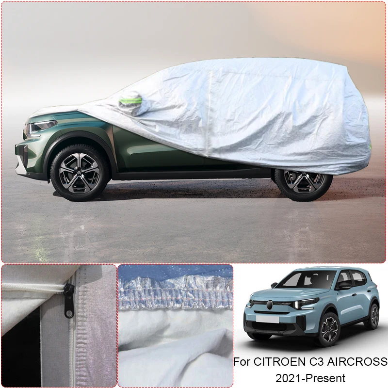 Утолщенный автомобильный чехол для CITROEN C3 AIRCROSS C4 PICASSO C4X C5 AIRCROSS C5X DS3 DS4 DS7 E-C3, пылезащитный, против дождя, снега, водонепроницаемый
Утолщенный автомобильный чехол для CITROEN C3 AIRCROSS C4 PICASSO C4X C5 AIRCROSS C5X DS3 DS4 DS7 E-C3, пылезащитный, против дождя, снега, водонепроницаемый