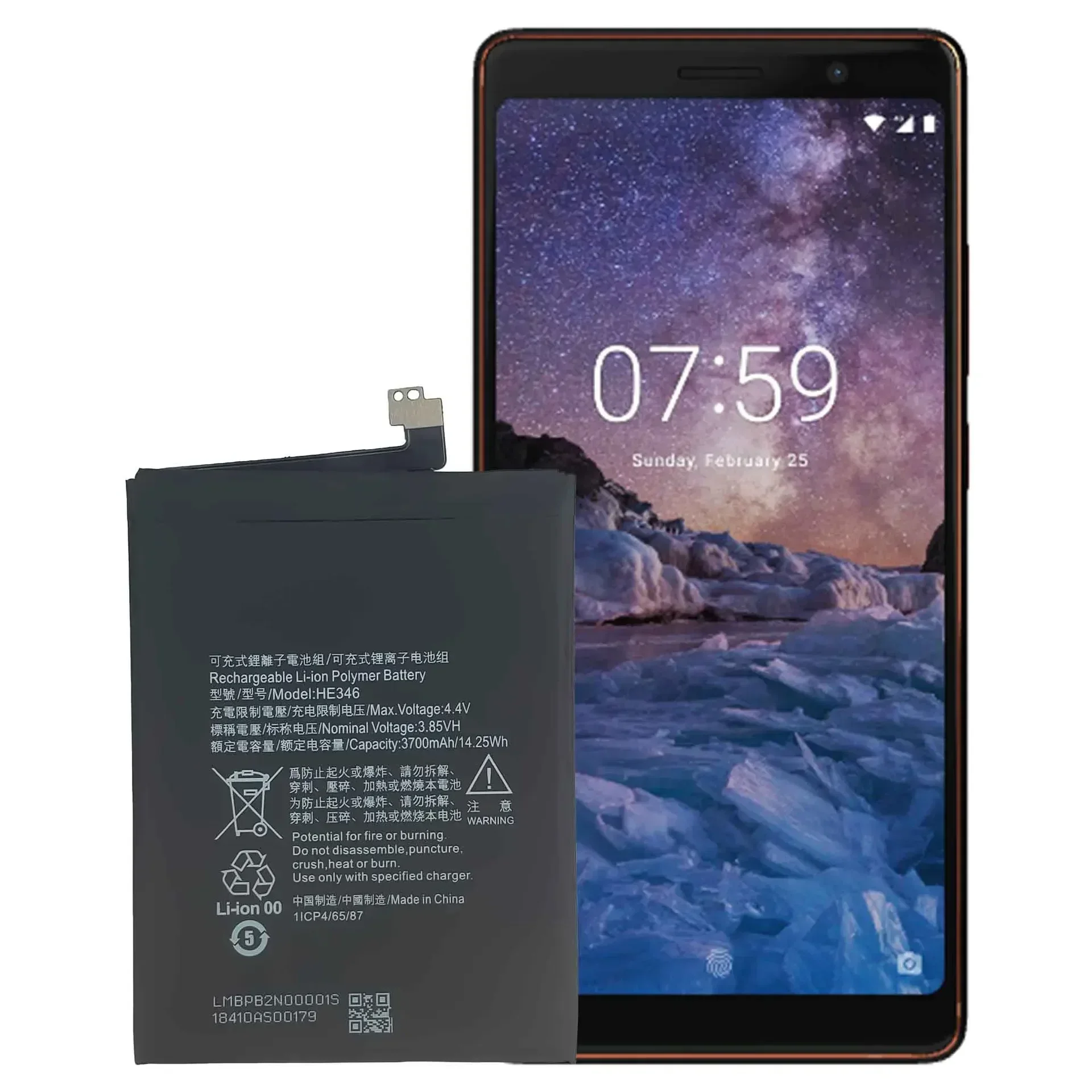 Высококачественная сменная батарея для Nokia 7 Plus N7 TA-1041 TA-1062 HE346, встроенные аккумуляторы для мобильных телефонов + инструменты
Высококачественная сменная батарея для Nokia 7 Plus N7 TA-1041 TA-1062 HE346, встроенные аккумуляторы для мобильных телефонов + инструменты