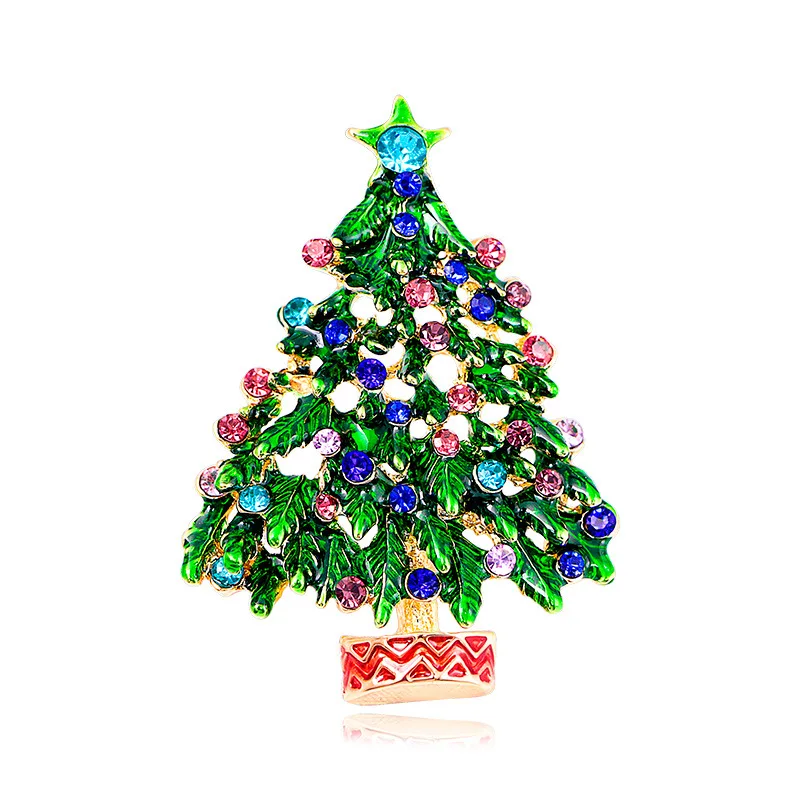 Colorful Rhinestone Christmas Tree Brooches For Women Unisex Cartoon Green Enamel Tree Brooch Pins Party Jewelry New Year Gifts
Colorful Rhinestone Christmas Tree Brooches For Women Unisex Cartoon Green Enamel Tree Brooch Pins Party Jewelry New Year Gifts