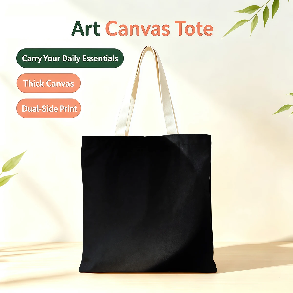 Black Fabric Wave Dual-Side Printed Tote Bag Eco Handbag for School Office Daily Errands Daily Must-Have Bag
Black Fabric Wave Dual-Side Printed Tote Bag Eco Handbag for School Office Daily Errands Daily Must-Have Bag