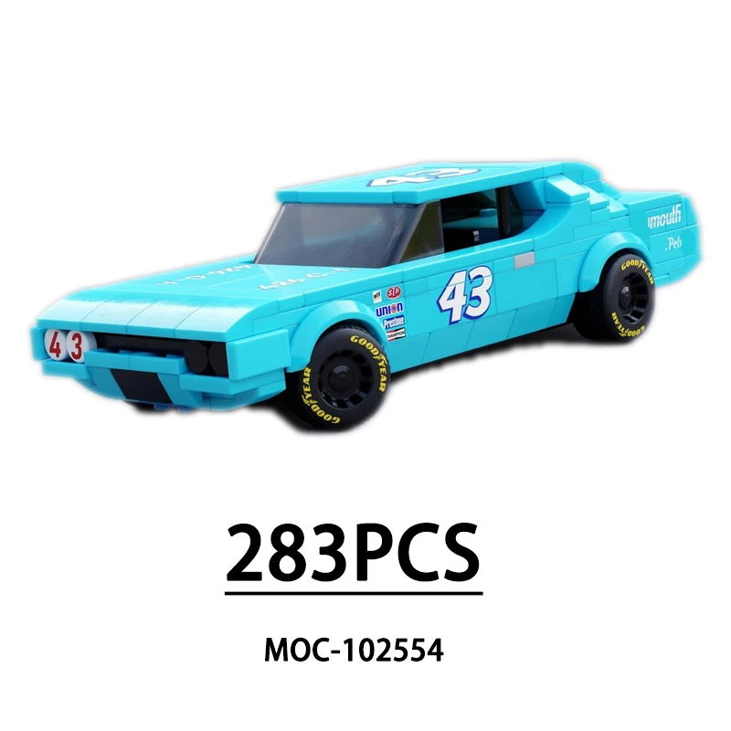MOC-102554 Racing Building Blocks 8-Grid Car 1971 Sports Car Splicing Model 283 Pieces Adult Birthday Gift Christmas Toy Gift
MOC-102554 Racing Building Blocks 8-Grid Car 1971 Sports Car Splicing Model 283 Pieces Adult Birthday Gift Christmas Toy Gift