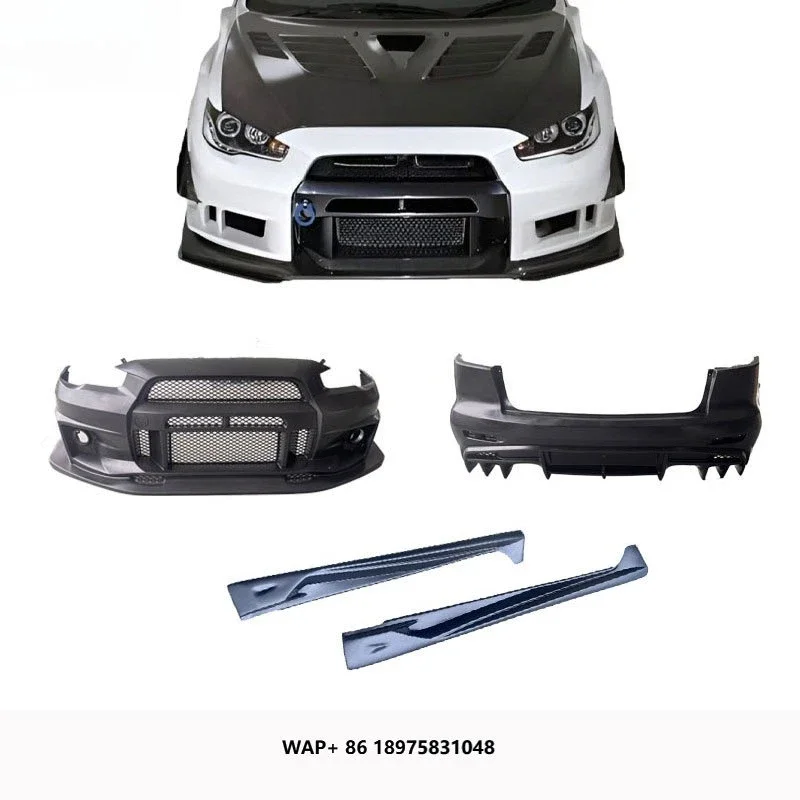 and rear bumpers updated with new Valls-style PP body kit with side skirt bumper guards
and rear bumpers updated with new Valls-style PP body kit with side skirt bumper guards