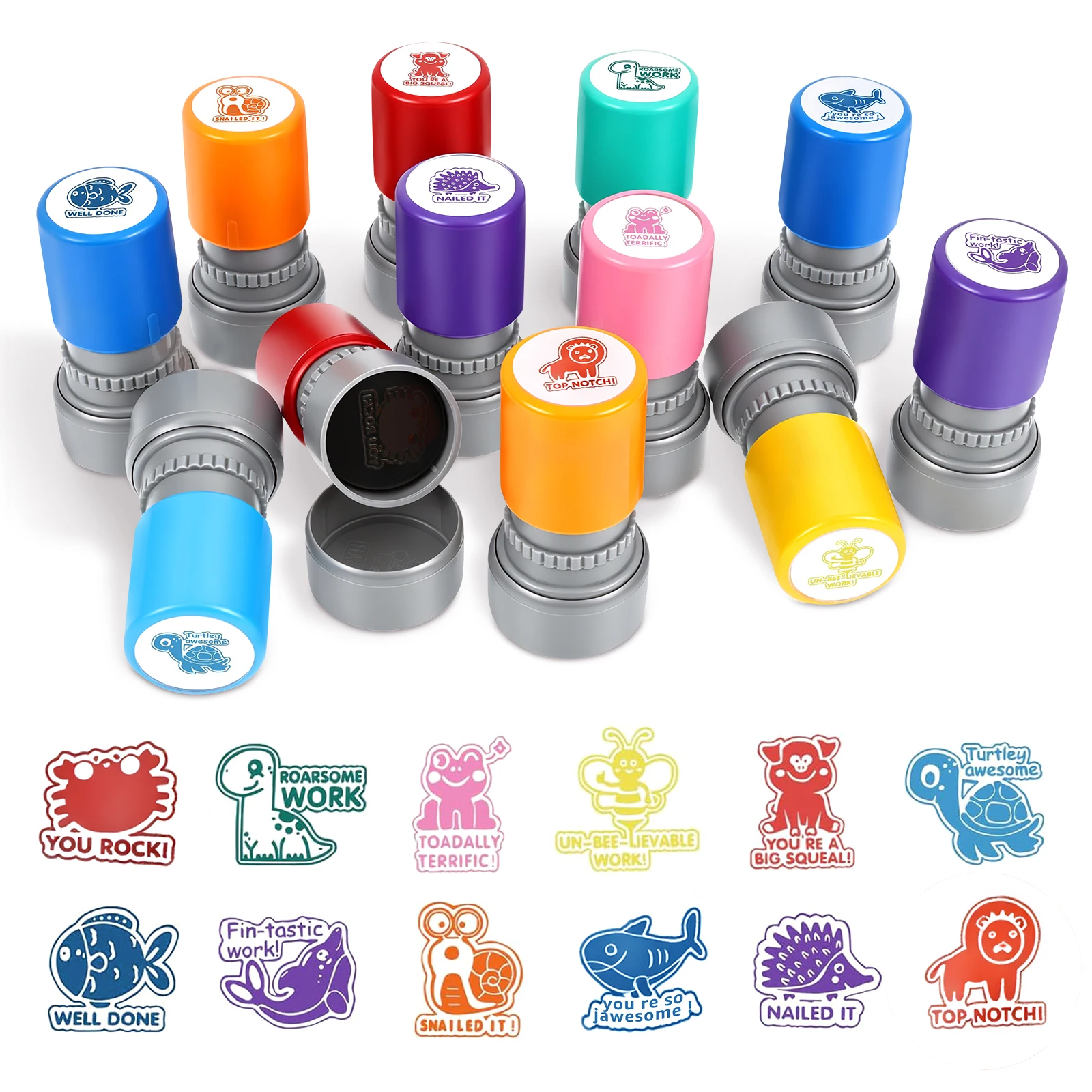Teacher Stamps Classroom Self Inking School Classroom Stamps Gifts Bulk for Teachers Colorful Motivational Encouraging Supplies
Teacher Stamps Classroom Self Inking School Classroom Stamps Gifts Bulk for Teachers Colorful Motivational Encouraging Supplies