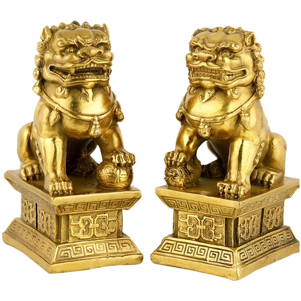 2 Pcs Lion Decor Resin Ornament Accessories Statue for Outdoor Tabletop Shape Desktop Office Car
2 Pcs Lion Decor Resin Ornament Accessories Statue for Outdoor Tabletop Shape Desktop Office Car