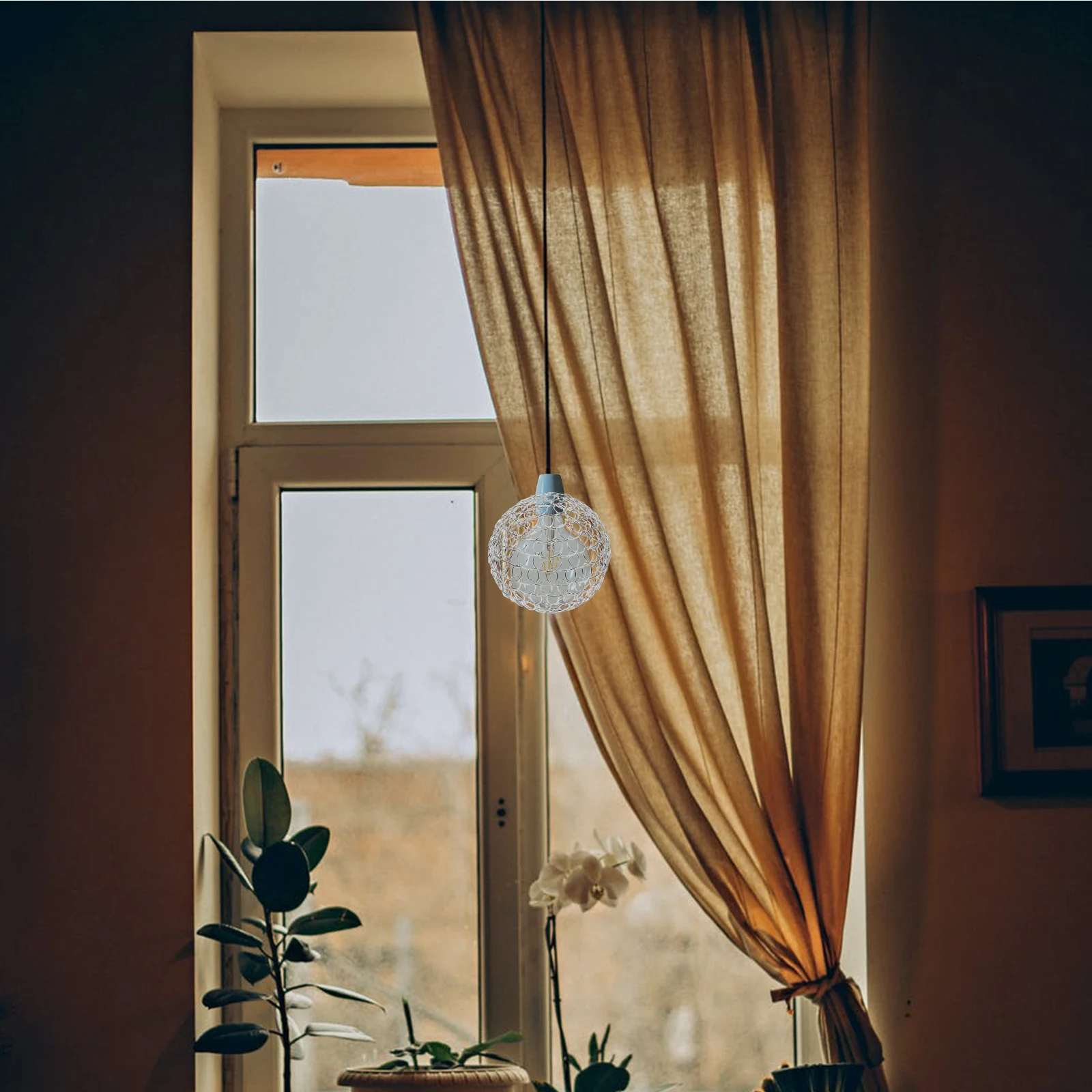 Wrought Iron Lampshade Hanging Pendant Light Frame Stable Structure Wire Cage for Home Office Hotel Mall Globe Lamp Shade
Wrought Iron Lampshade Hanging Pendant Light Frame Stable Structure Wire Cage for Home Office Hotel Mall Globe Lamp Shade