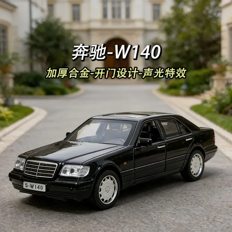 1:32 Mercedes-Benz S-Class W140 Diecast Alloy Classic Luxury Sedan Model with Open Doors for Collection Home Decor Ornament
1:32 Mercedes-Benz S-Class W140 Diecast Alloy Classic Luxury Sedan Model with Open Doors for Collection Home Decor Ornament