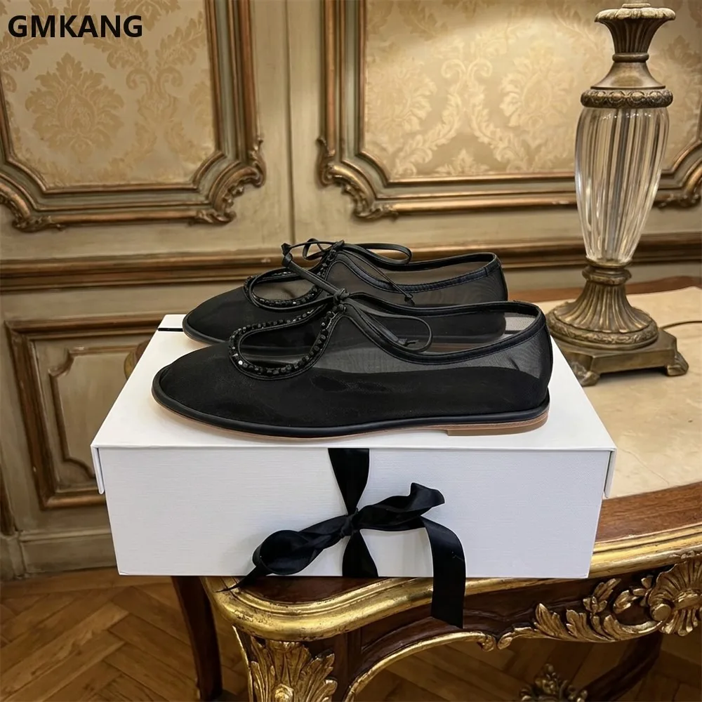 GMKANG Women's Round Toe Flat Shoes Mesh Gauze Hollow Out Breathable Lace Up Mary Jane Casual Walking Comfort Outdoor Summer
GMKANG Women's Round Toe Flat Shoes Mesh Gauze Hollow Out Breathable Lace Up Mary Jane Casual Walking Comfort Outdoor Summer