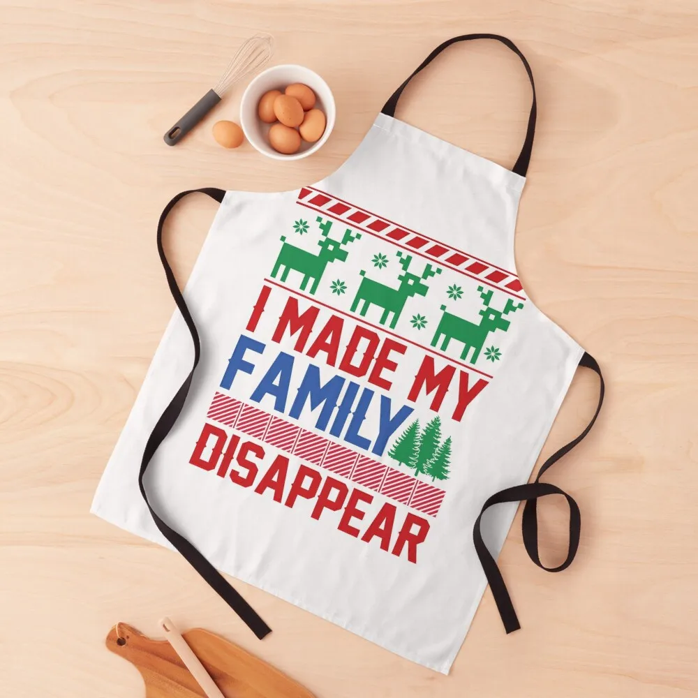 I made my family disappear ugly Christmas sweater holiday design Apron chefs Bib For Kitchen Apron
I made my family disappear ugly Christmas sweater holiday design Apron chefs Bib For Kitchen Apron