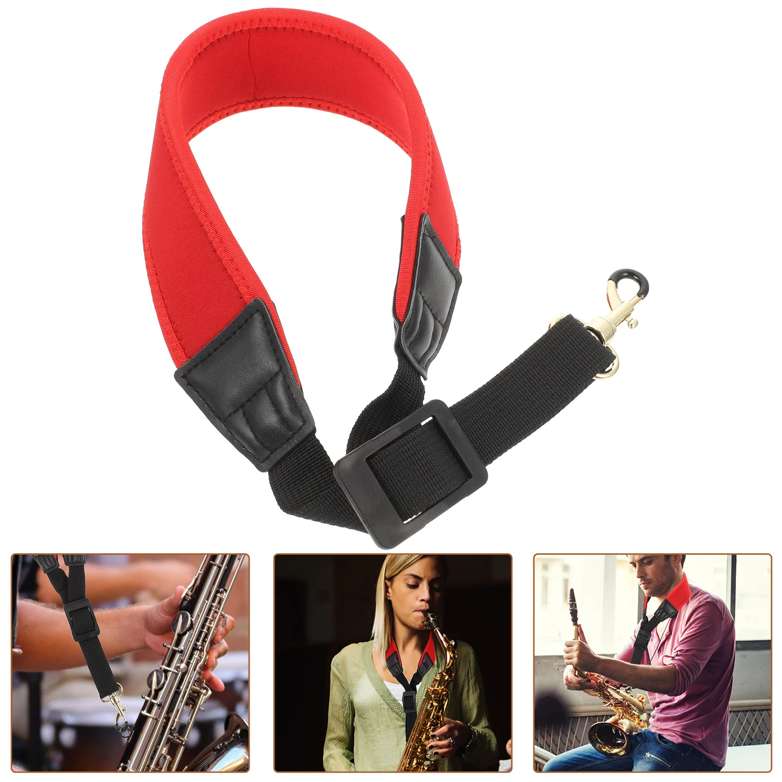 Saxophone Strap Neck Hook Replacement Alto Accessories Straps Universal Shoulder Red Belt Student
Saxophone Strap Neck Hook Replacement Alto Accessories Straps Universal Shoulder Red Belt Student