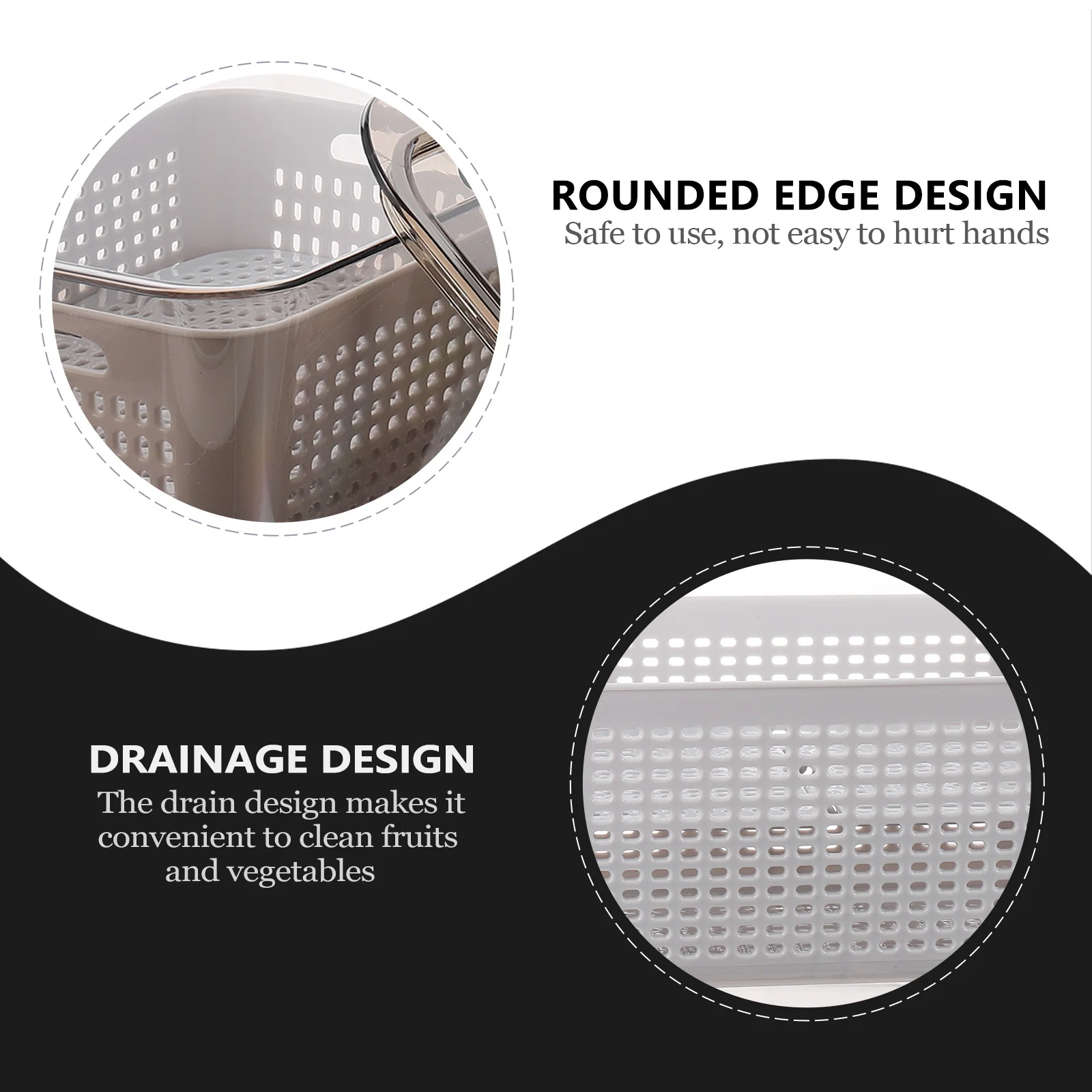 Food Storage Box 2 Divided Compartments Transparent Refrigerator Container with Drain Holes Air Vents for Vegetable Fruit
Food Storage Box 2 Divided Compartments Transparent Refrigerator Container with Drain Holes Air Vents for Vegetable Fruit