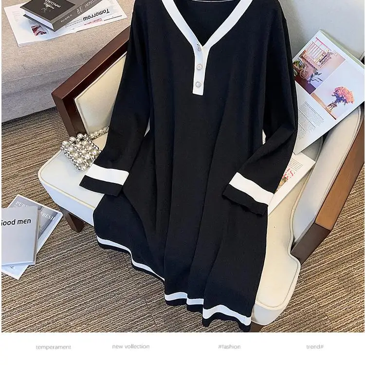 Plus Size Summer Thin Ice Silk Knitted V-ne Elastic Large Size Women's Dr Korean Sle High Waist A-line Midi Dr Casual Wear
Plus Size Summer Thin Ice Silk Knitted V-ne Elastic Large Size Women's Dr Korean Sle High Waist A-line Midi Dr Casual Wear