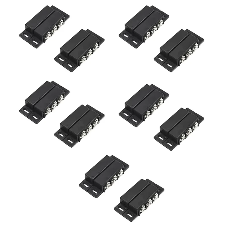 【HASD】For Enhanced Home Safety 10Pcs Magnetic Reed Switch Door Window Security Alarm System Normally Closed(NO) Contacts
