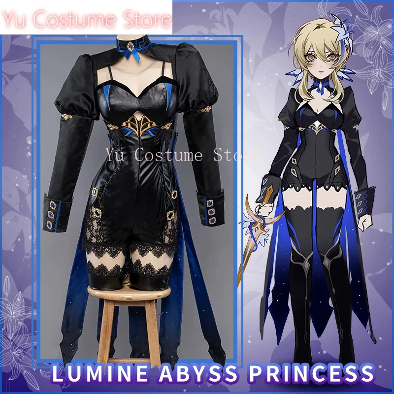 Костюм Yu Genshin Impact Fanart Abyss Lumine, костюм принцессы для косплея, эксклюзивные костюмы путешественника Lumine & Aether на Хэллоуин
Костюм Yu Genshin Impact Fanart Abyss Lumine, костюм принцессы для косплея, эксклюзивные костюмы путешественника Lumine & Aether на Хэллоуин