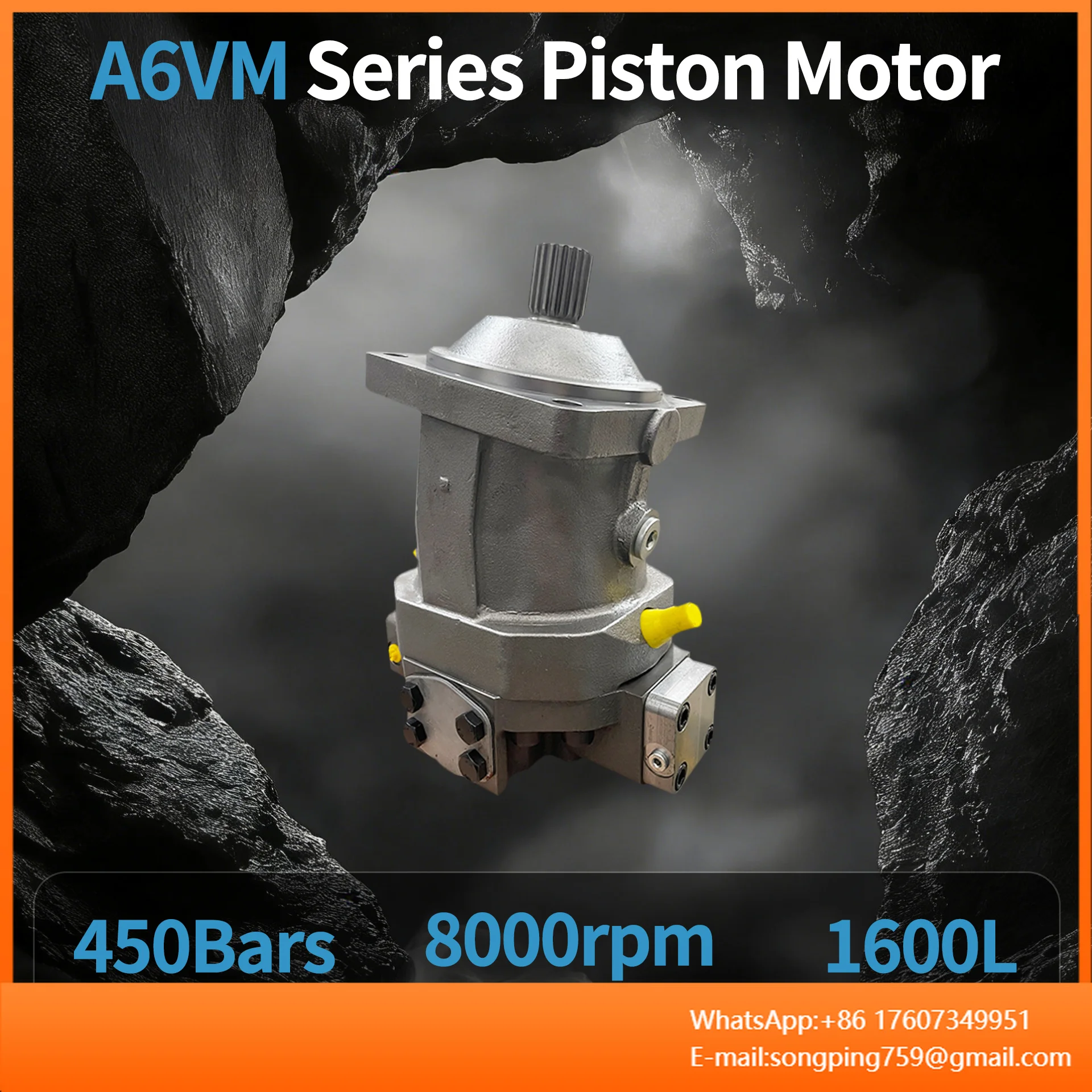 A6VM 28 55 80 107 140 160 200 250 355 500 1000cc Hydraulic Piston Motor 8000 RPM 450 Bar Axial Piston Motor
A6VM 28 55 80 107 140 160 200 250 355 500 1000cc Hydraulic Piston Motor 8000 RPM 450 Bar Axial Piston Motor