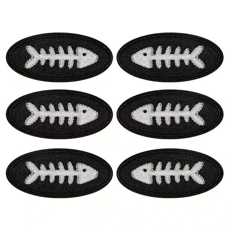 3 Pairs Mini Fishbone Embroidered Patch Iron On Gothic Fishing Lover Badge DIY Gift For Clothes Cap Bag Jacket Trucker Hat
3 Pairs Mini Fishbone Embroidered Patch Iron On Gothic Fishing Lover Badge DIY Gift For Clothes Cap Bag Jacket Trucker Hat