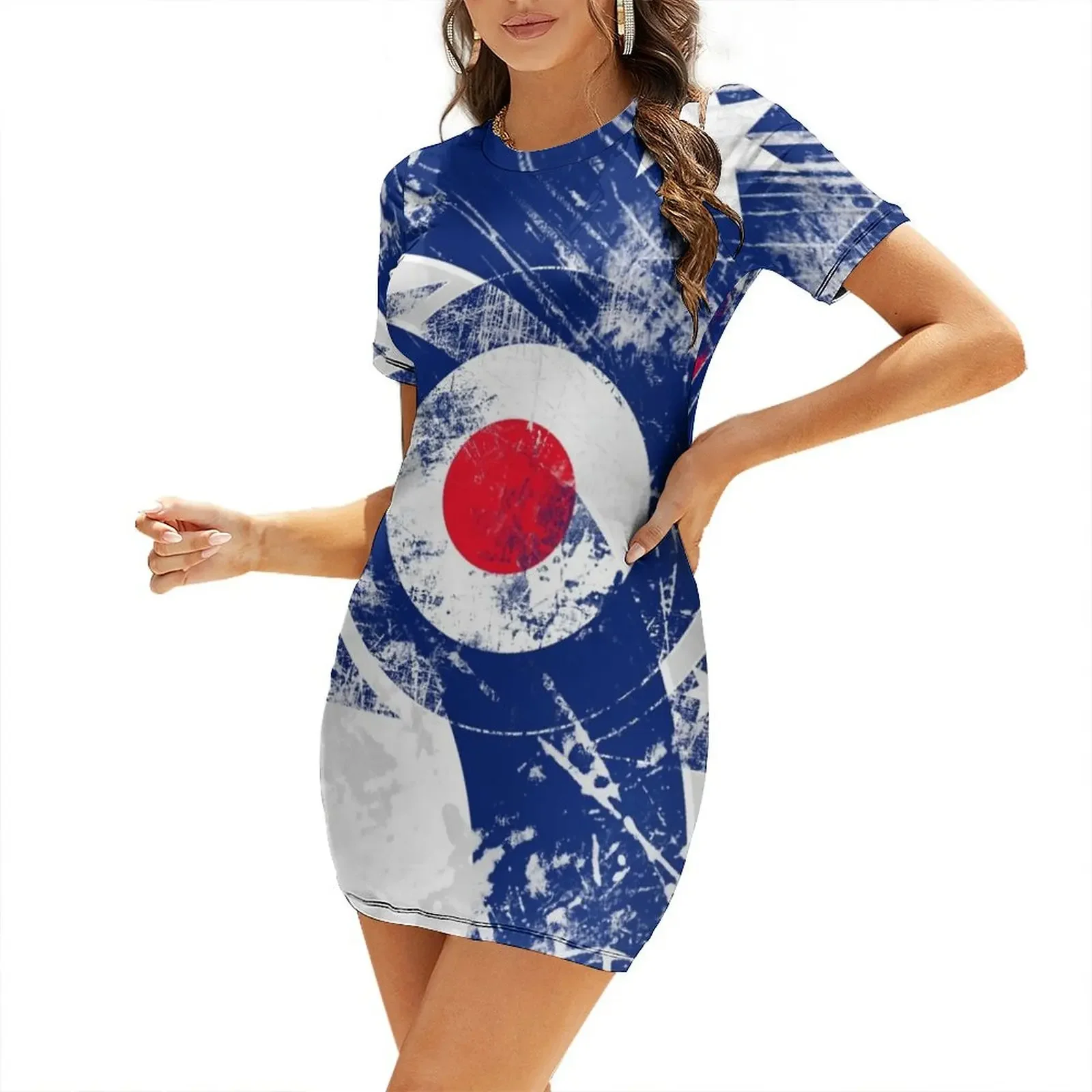 Grunge Mod Target Roundel Australia Short-Sleeved Dress Beachwear Casual dresses
Grunge Mod Target Roundel Australia Short-Sleeved Dress Beachwear Casual dresses