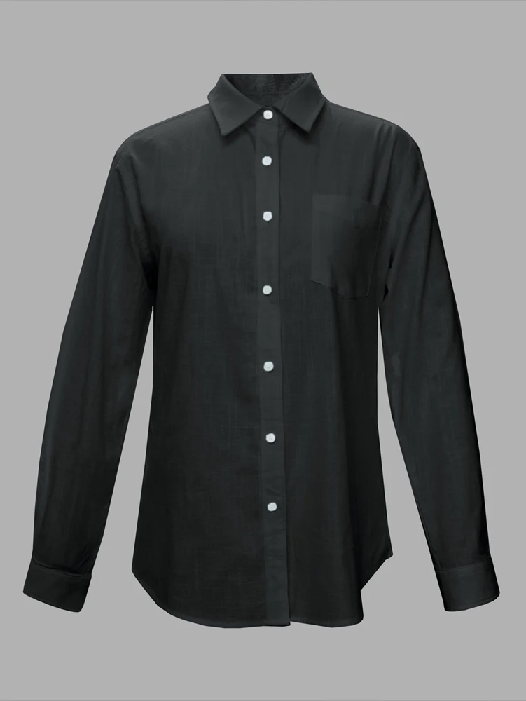2025 Summer New Pure Colour Single Row Buttons High Collar Shirt Basic Section Commuter Casual Comfortable and Soft
2025 Summer New Pure Colour Single Row Buttons High Collar Shirt Basic Section Commuter Casual Comfortable and Soft